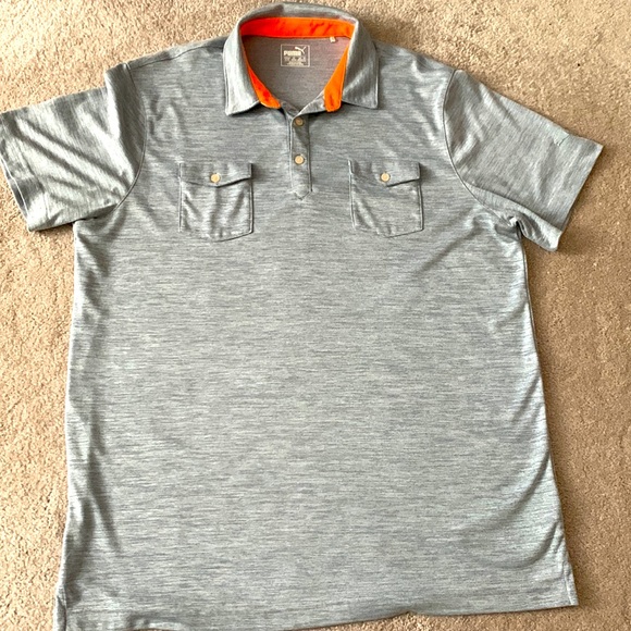 Mens Puma golf style short sleeve shirt - Picture 1 of 7